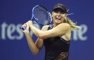 Maria Sharapova exultă după ce a învins-o pe Mihaela Buzărnescu: "E minunat"