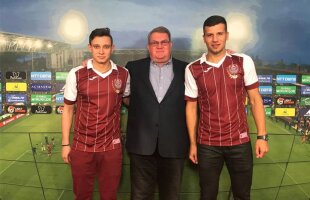 FOTO CFR Cluj și-a prezentat cele două achiziții pe care a plătit 1,2 milioane de euro