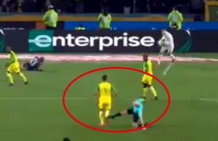 FOTO + VIDEO Fază halucinantă în Franța: arbitrul i-a dat peste picioare unui jucător, apoi l-a eliminat!