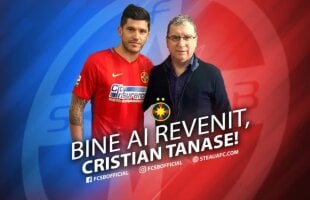 EXCLUSIV Cristi Tănase a semnat azi cu FCSB! Gigi Becali a dat toate detaliile afacerii: "Așa a vrut el"