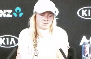 AUSTRALIAN OPEN // Moment emoționant » Rivala Simonei Halep, în lacrimi la conferința de presă