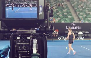 AUSTRALIAN OPEN // VIDEO + FOTO Cum se pregătește Simona Halep înaintea meciului cu Wozniacki! Imagini de pe Rod Laver cu liderul WTA 