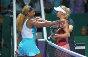 SIMONA HALEP / Serena Williams a reacționat imediat după terminarea finalei Halep - Wozniacki: "Astea sunt lacrimi? Da, chiar sunt"