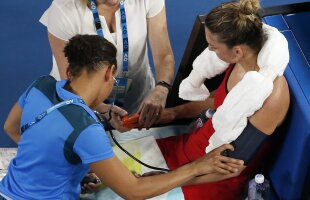 FOTO Imagine incredibilă cu Simona Halep surprinsă azi-noapte! A ajuns la urgență după finala de la Australian Open 
