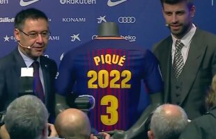 VIDEO Gerard Pique a semnat prelungirea cu Barcelona! Declarații tari făcute de fundașul catalan
