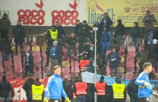 DINAMO - CS U CRAIOVA / VIDEO + FOTO Bătaie în tribune înaintea meciului » Jandarmii au intervenit rapid 