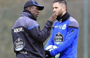 Florin Andone, față în față cu Clarence Seedorf la primul antrenament condus la Deportivo » Românul, printre favoriții legendarului olandez