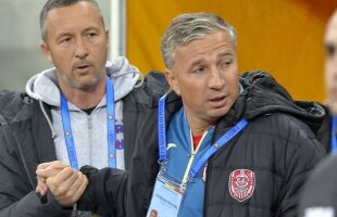 Dan Petrescu s-a enervat și a făcut acuze grave după FCSB - CFR 1-1: "Arbitrul se ținea de gât cu steliștii la pauză!"