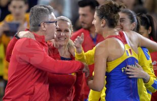 FED CUP // Corespondență din Cluj » Florin Segărceanu și jucătoarele noastre au tras concluziile după victoria din Fed Cup cu Canada: "E mai frumos să lucrezi cu fetele decât cu băieții"