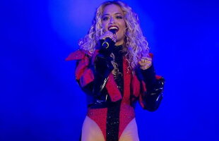 FOTO & VIDEO Rita Ora, ținută incendiară în timpul celui mai recent concert