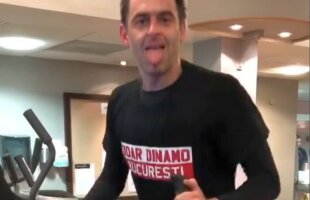 VIDEO Apariție incredibilă a lui Ronnie O'Sullivan în această dimineață: "Doar Dinamo București"