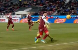 VIDEO+FOTO Decizia care l-a înfuriat pe Dan Petrescu: penalty clar refuzat lui CFR în meciul cu Poli Iași!