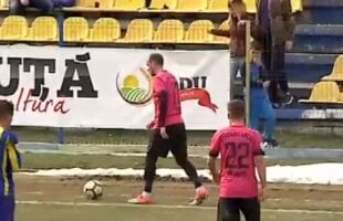 Explicații după gestul scandalos al unui fotbalist la meciul Călărași - Afumați 2-1! De ce a tras de timp deși echipa lui era condusă 