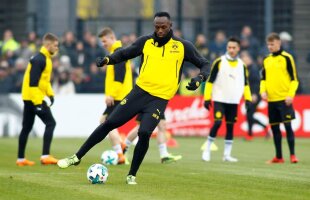 VIDEO+FOTO Usain Bolt a dat probe pentru prima echipă a Borussiei Dortmund! A marcat un gol și i-a impresionat pe nemți