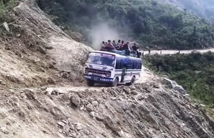 VIDEO Aşa ceva nu ai văzut niciodată! Iată cele mai periculoase drumuri din lume