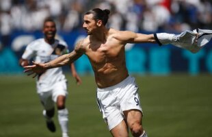 VIDEO Ăsta e IBRA-MAGIC: două goluri absolut FANTASTICE la primul meci în SUA: "Fanii strigau: «Îl vrem pe Zlatan!». Așa că le-am dat un pic de Zlatan"