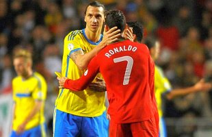 Zlatan nu este impresionat de golul fantastic al lui Cristiano Ronaldo! Replică monumentală a suedezului