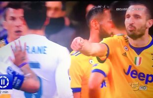 REAL MADRID - JUVENTUS 1-3 // VIDEO+FOTO Gest șocant în finalul dramatic de pe "Bernabeu"! Chiellini i-a ironizat pe madrileni într-un acces de furie: "Cât aţi plătit?"