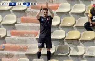 VIDEO Hermannstadt a făcut instrucție cu Oradea, iar unul dintre marcatori s-a distrat copios după un gol :)