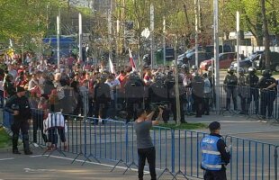CSA Steaua - Academia Rapid // VIDEO & FOTO Ultrașii Rapidului au ajuns la Arena Națională