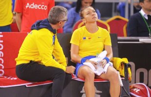 FED CUP // Probleme pentru Simona Halep după meciul cu Golubic: "Sper să mă recuperez până mâine" » Ce spune despre tensiunile din echipă