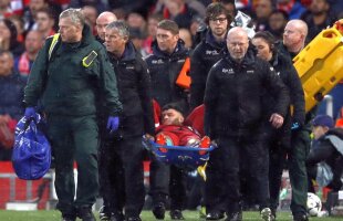 FOTO Accidentare teribilă în Liverpool - AS Roma » Ratează Campionatul Mondial din Rusia?