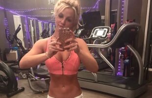 VIDEO & FOTO Vrea să devină regina fitnessului » Imagini demențiale cu Britney Spears și iubitul ei