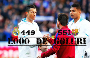 VIDEO Performanță senzațională » Messi + Ronaldo = 1.000 de goluri :O