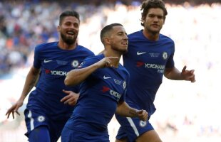 VIDEO+FOTO » Hazard îl lasă pe Mourinho fără niciun trofeu! Chelsea învinge Manchester United, 1-0, și câștigă Cupa Angliei