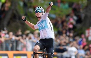 GIRO D'ITALIA. Victoria carierei! Atacul mileniului reușit de Chris Froome spulberă competiția în Turul Italiei, într-o etapă de predat în școlile de ciclism! 