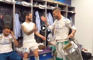 VIDEO Ramos a pornit fiesta în vestiarul lui Real Madrid după finala Ligii Campionilor