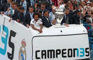 FOTO Fiesta blanca! Real Madrid a sărbătorit cu fanii câștigarea Ligii Campionilor » Traseul complet + Invitații surpriză la festivitate