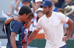 ROLAND GARROS // FOTO + VIDEO Primul meci dramatic de la Paris: a fost la un pas să producă o surpriză importantă, dar a încehiat meciul plângând, chinuit de accidentare