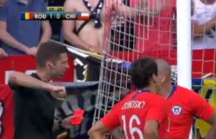 Nervi la amicalul României cu Chile din Austria! Un jucător a fost eliminat în minutul 30