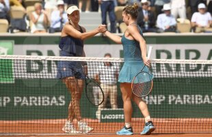 CORESPONDENȚĂ DE LA ROLAND GARROS // Fotoreporterul GSP a surprins momentul tensionat dintre Halep și Kerber » Simona a elucidat misterul la conferință