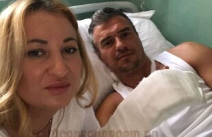 FOTO Daniel Pancu a comis-o și e în spital: "Am suferit un accident casnic. Nu voi juca la baraj"