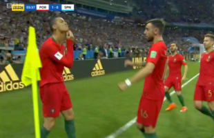 2 gesturi ale lui Ronaldo din timpul meciului cu Spania care au făcut înconjurul lumii » Ce ar semnifica celebrarea primului gol și cum l-a ironizat pe Nacho