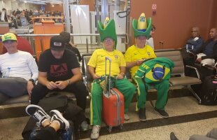 Corespondenţă GSP din Rusia // VIDEO + FOTO Fanii Braziliei au făcut spectacol înainte de debutul la CM 2018 » Fiesta pe aeroportul din Moscova