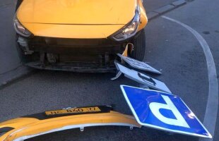 Primele explicații ale șoferului de taxi după ce a intrat cu mașina în mulțime! 