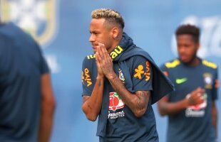 FOTO Emoții mari pentru brazilieni! Ce s-a întâmplat cu Neymar la antrenamentul de azi 