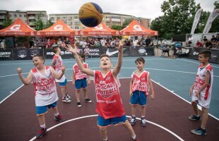 GALERIE FOTO » Pușcașii marini au luat la țintă coșul de baschet la Caracal Streetball