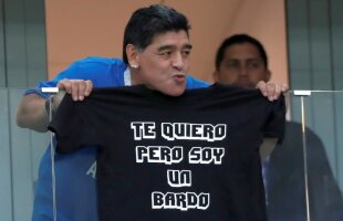 VIDEO+FOTO "Te iubesc, dar sunt un nenorocit" » Maradona-show la oficială!