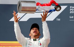 A primit cel mai ciudat trofeu :D Victorie categorică pentru Lewis Hamilton în Marele Premiu al Franței » Cum a arătat podiumul + ghinion pentru Vettel la start