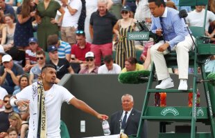 WIMBLEDON 2018 FOTO +  VIDEO Dialog spumos la Wimbledon » Nick Kyrgios, ironizat de arbitrul de scaun: "Nu poate face asta înainte să lovești mingea"