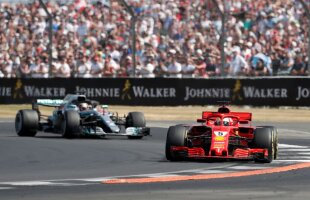 FOTO Cea mai spectaculoasă cursă a anului! Final palpitant la Silverstone: Sebastian Vettel câștigă acasă la Hamilton și se distanțează în clasamentul piloților. Britanicul, criticat