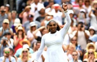 SERENA WILLIAMS. FOTO Care surprize? Încă o evoluție dominantă a americancei Serena Williams și calificare fără emoții în sferturi la Wimbledon