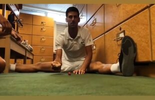 VIDEO Ce făcea Djokovic în timpul meciului de peste 6 ore din cealaltă semifinală de la Wimbledon