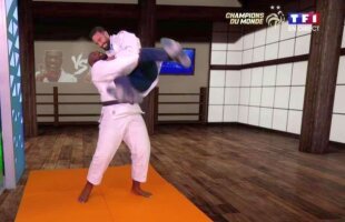 VIDEO Un proaspăt campion mondial cu Franța s-a luptat cu cel mai faimos judoka din lume, în urma unui pariu