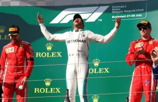 MARELE PREMIU AL UNGARIEI // Pas uriaș spre un nou titlu! Lewis Hamilton, victorie categorică în Ungaria » Piloții Ferrari au completat podiumul + cum arată clasamentul