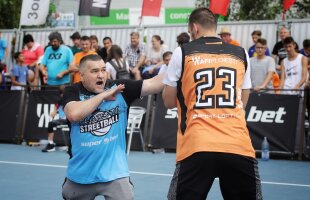 Ring de baschet » Leonard Doroftei a boxat cu mingea de baschet la turneul Sport Arena Streetball de la Ploiești